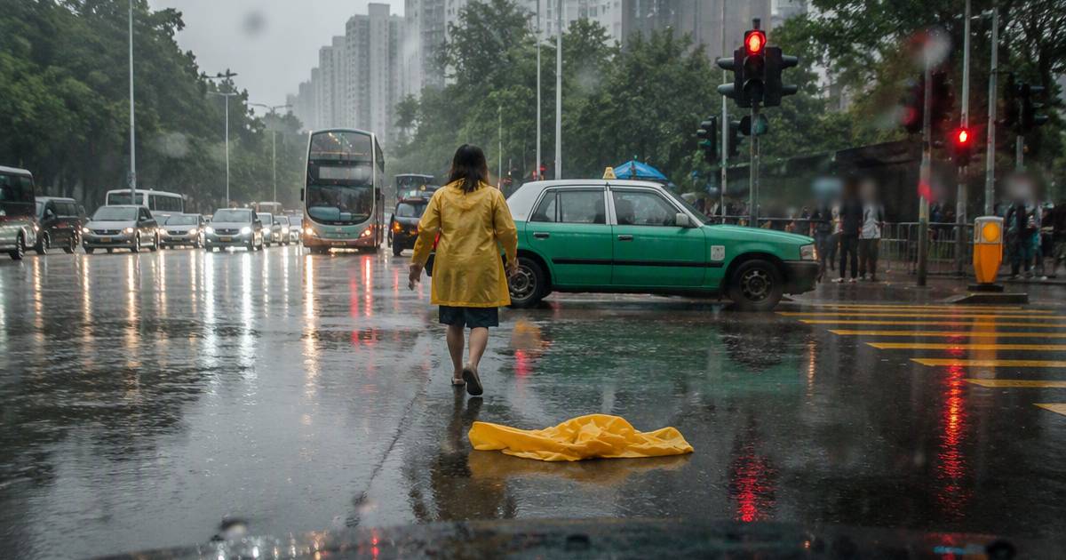 大埔黃雨褸女路口上的士｜隨手一丟代價恐更大