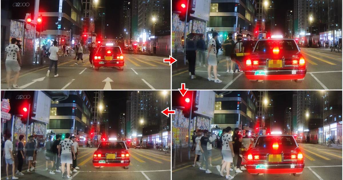 旺角至少6男追截的士　車門遭扯開後突現一幕