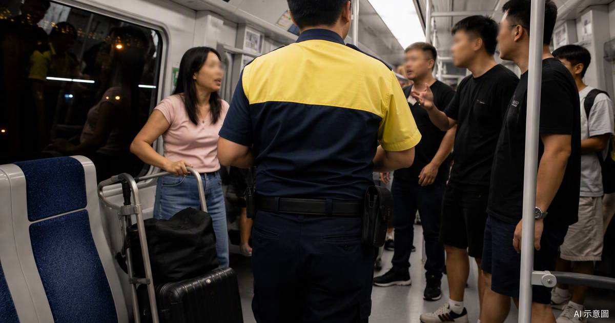 東鐵頭等女行李篋疑撞人反開火結局曝光