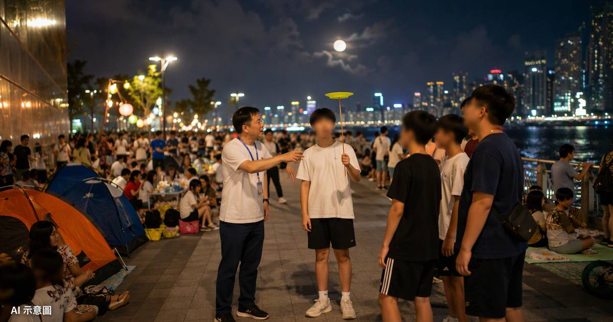 紅磡深夜玩陀螺爆罵戰警員到場後竟變成咁