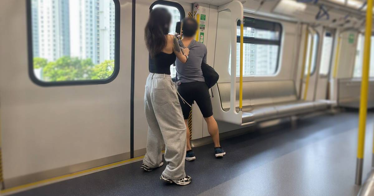 東鐵綫背心女捉偷拍男拉扯落車　結局突然中斷