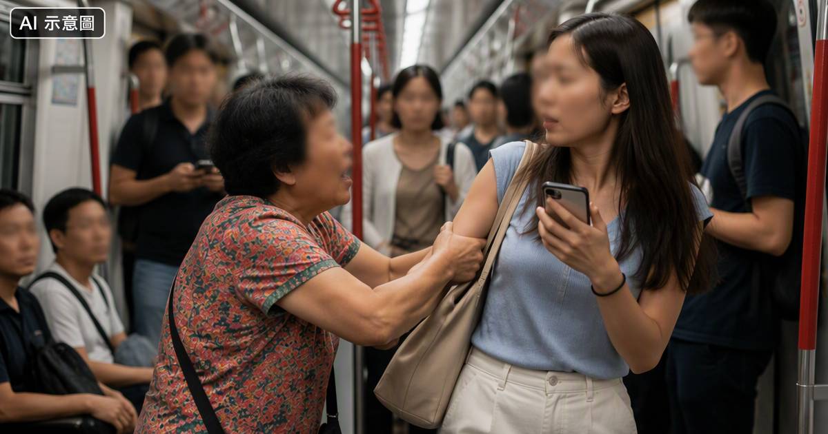 港女勸阿婆細聲反遭動手車廂下一幕更心寒