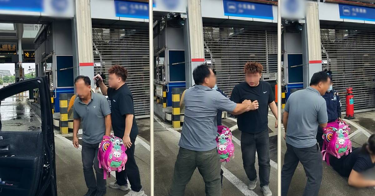 深圳灣插隊爆罵戰｜阿叔一指篤肚後港男突有驚人舉動