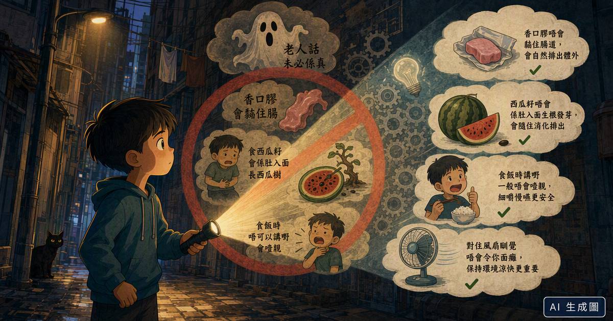 港人盤點12個長輩傳說兩說法最震撼