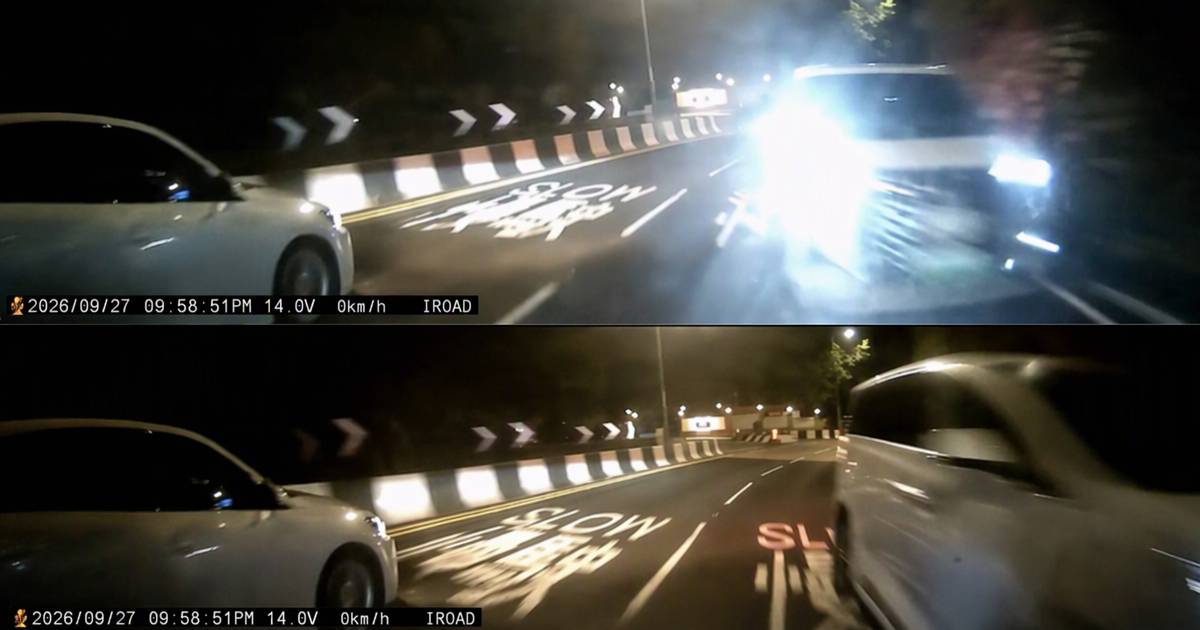西貢4車險炒埋一碟　片主下一秒反應令人屏息