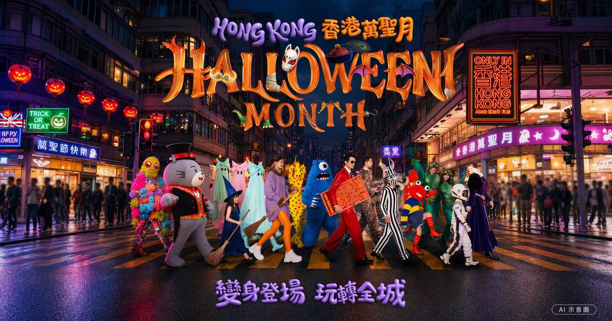香港萬聖月首辦｜5區派對連踩3周末變裝藏驚喜