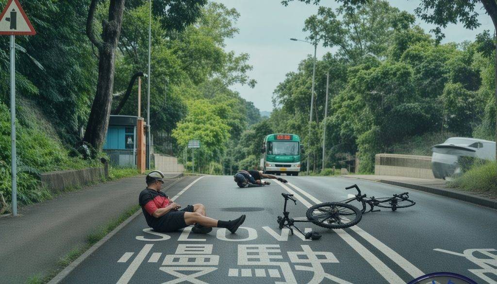 西貢交通意外 車cam直擊 AI改良下的事故圖片(圖片來源:車Cam影片)