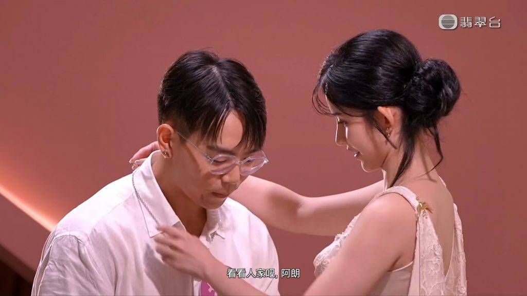 女神配對計劃2 林子朗 大隻教練林子朗是誰?紋身男4燈入圍感動Amber。(圖片來源:TVB)