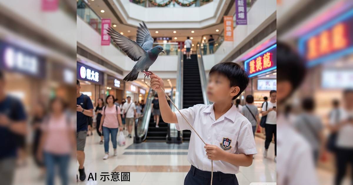 屯門校服男童拖行雀鳥　執法人員到場後有轉折