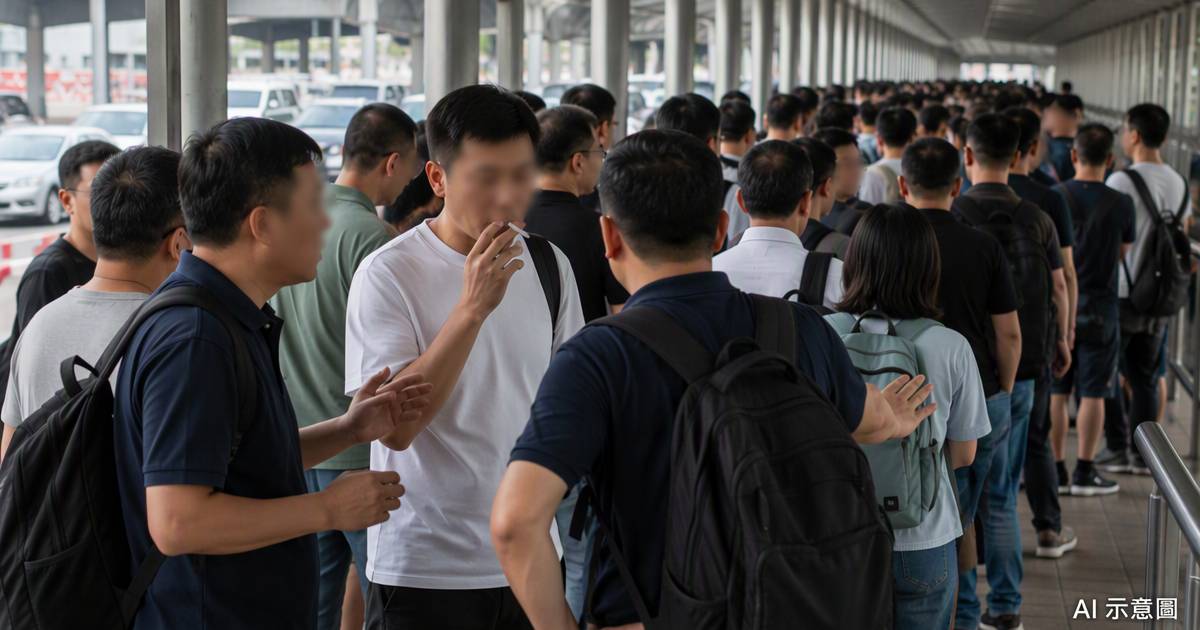 港男落馬洲吸煙反鬧勸阻者　丟煙頭後代價曝光