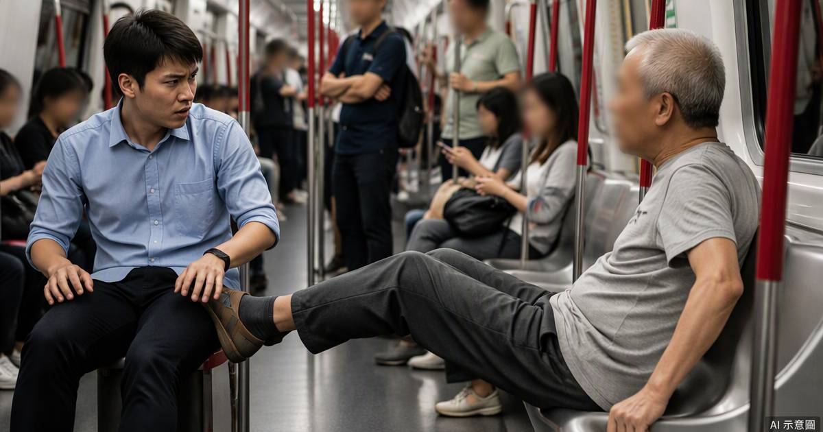 港鐵男一句「打瓜你」捱鬧7個站　現身揭另一版本