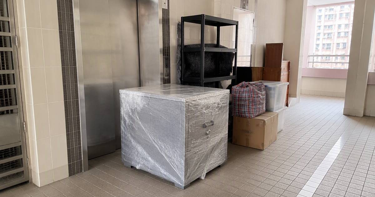 公屋戶搬屋驚現1件巨物　街坊睇完即叫舉報