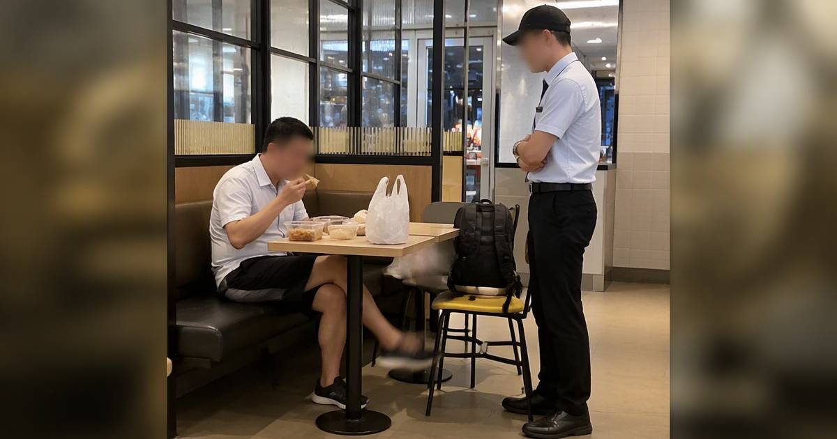 麥當勞男自攜2盒食物霸枱　經理兩勸後舉動惹怒網民