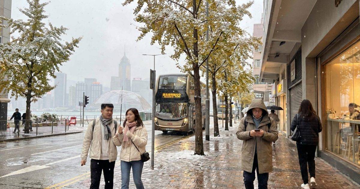 寒流突襲日本！北海道觀測到「首場初雪」 氣溫急降至零下？