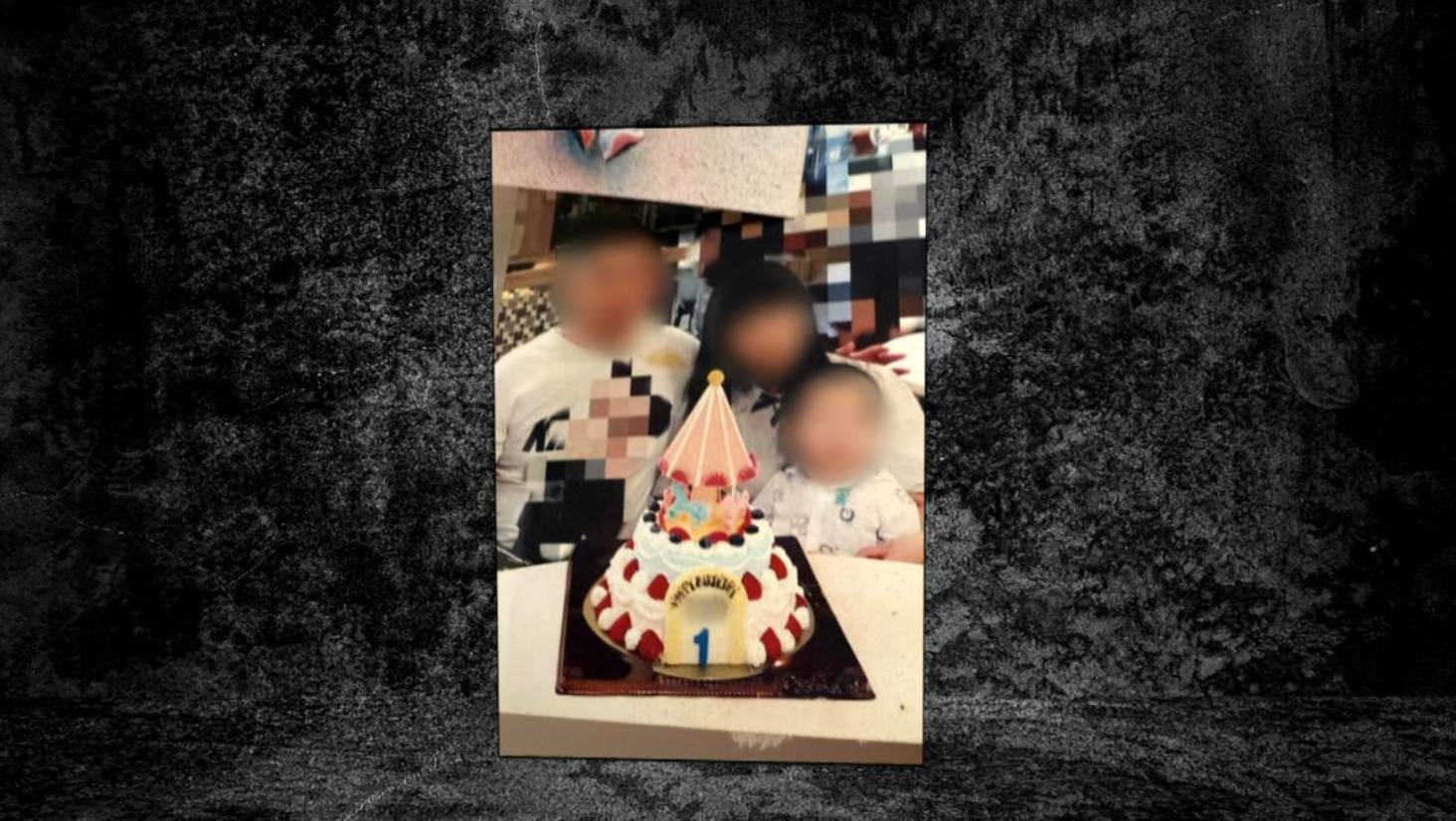 東張西望 婚外情 李生蕭小姐一家三口合照。(圖片來源:TVB)